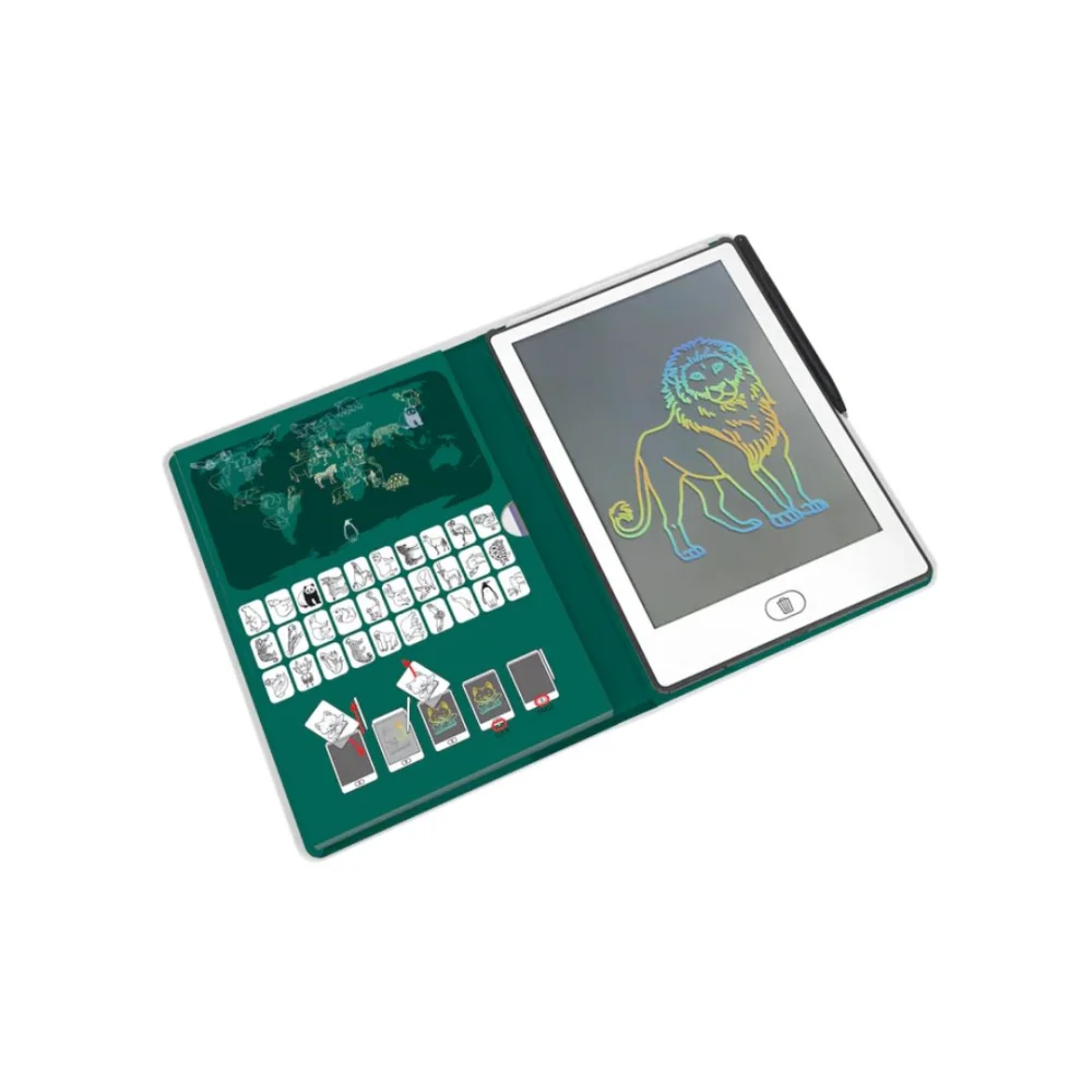 Kidywolf Tablet Ζωγραφικής με Οθόνη LCD Animals Around The World (30 κάρτες) - 4