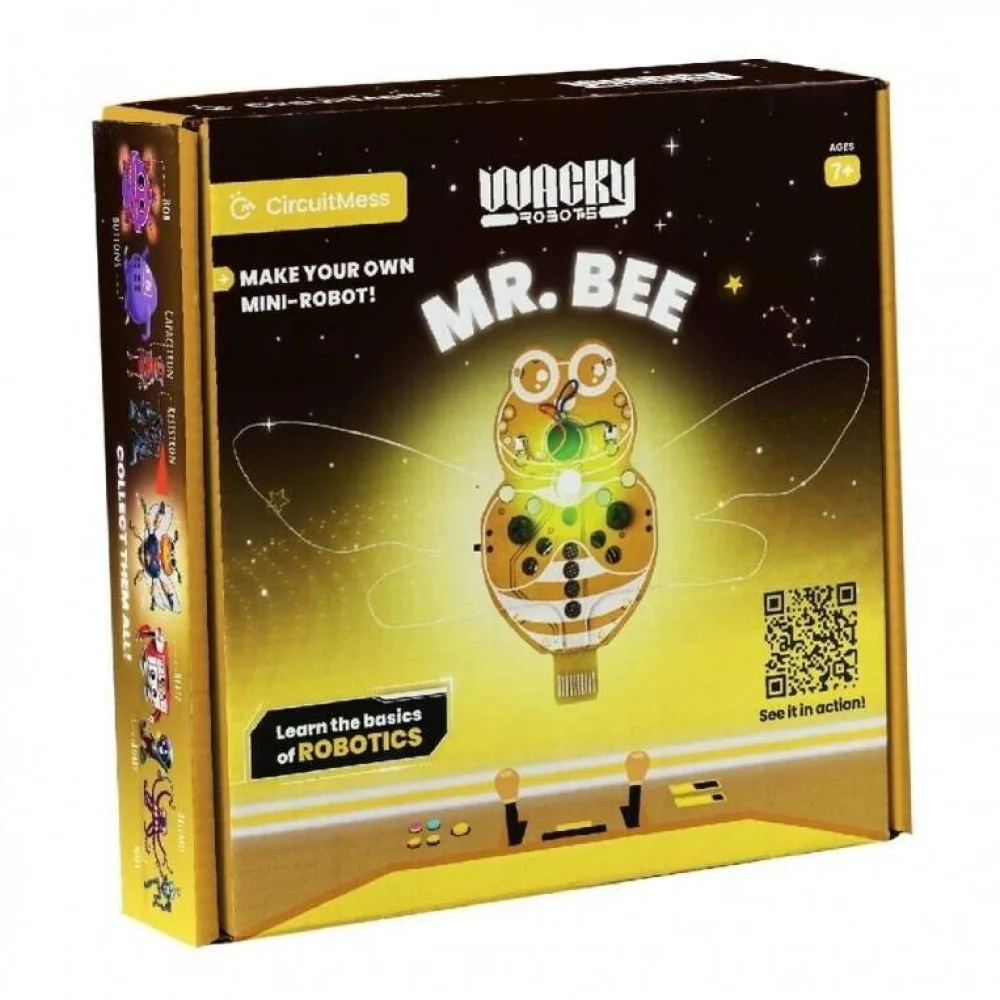 CircuitMess Κατασκευή DIY Mini Wacky Robots Mr Bee - 1