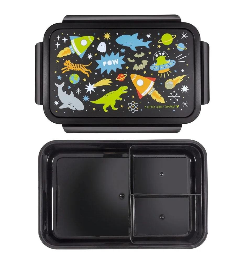 A Little Lovely Company Δοχείο Φαγητού Bento με Χωρίσματα Galaxy 1.2L - 3