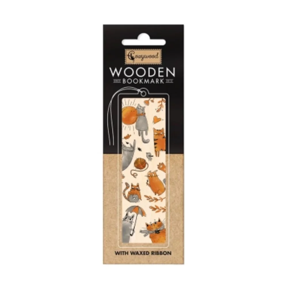 Cozywood Ξύλινος Σελιδοδείκτης Kitty Stories - 1