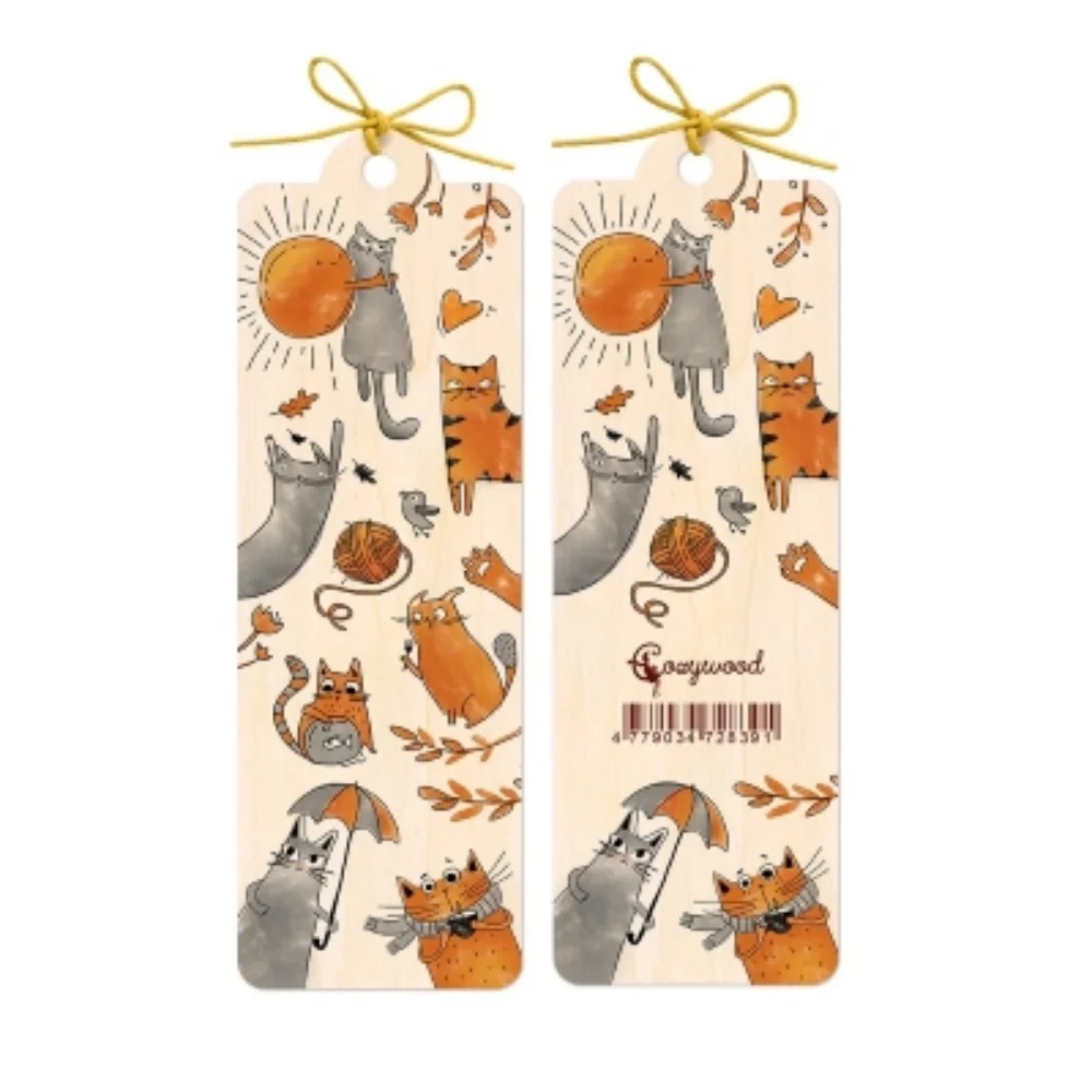 Cozywood Ξύλινος Σελιδοδείκτης Kitty Stories - 2