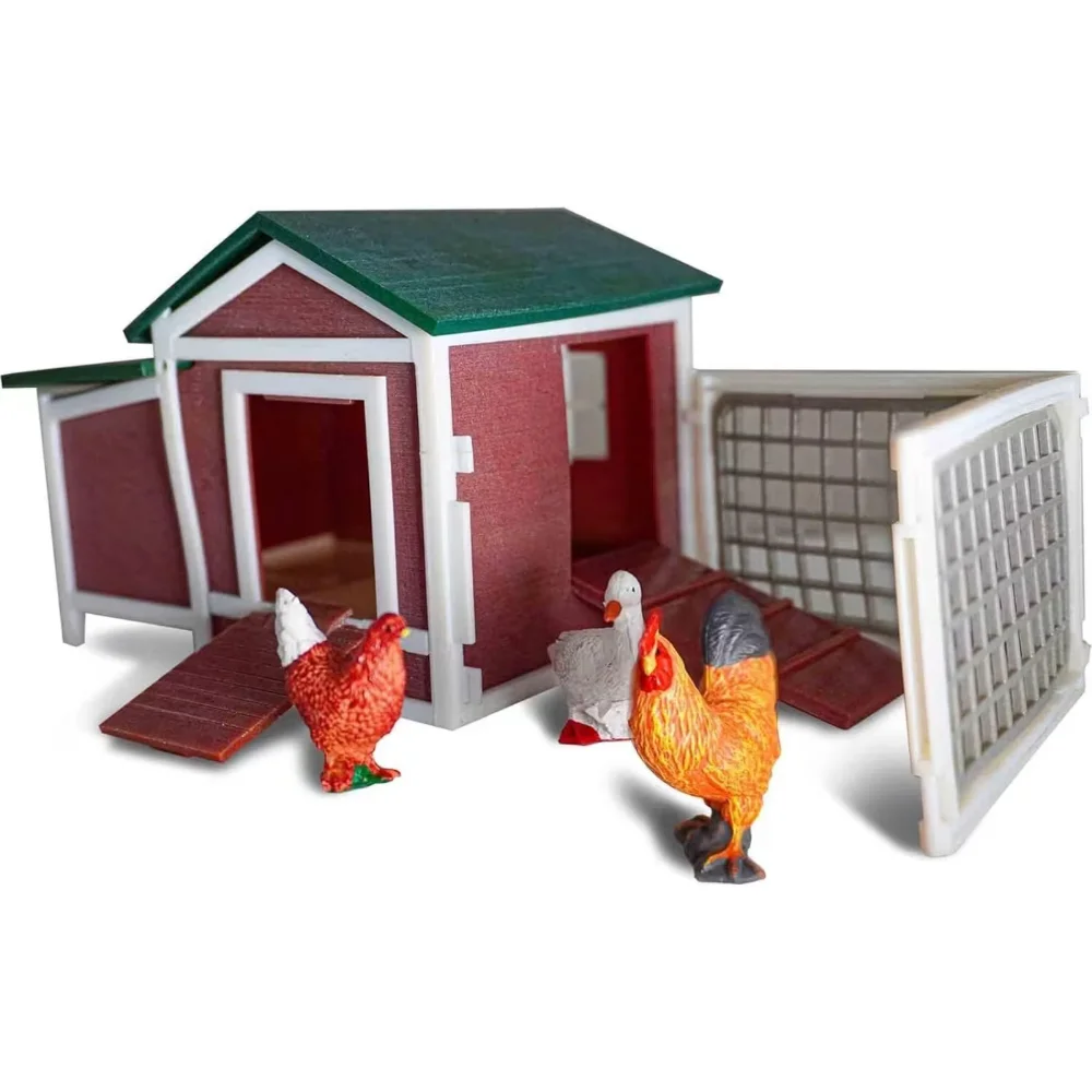 Bburago Farmland Chicken Coop With Tractor - 4