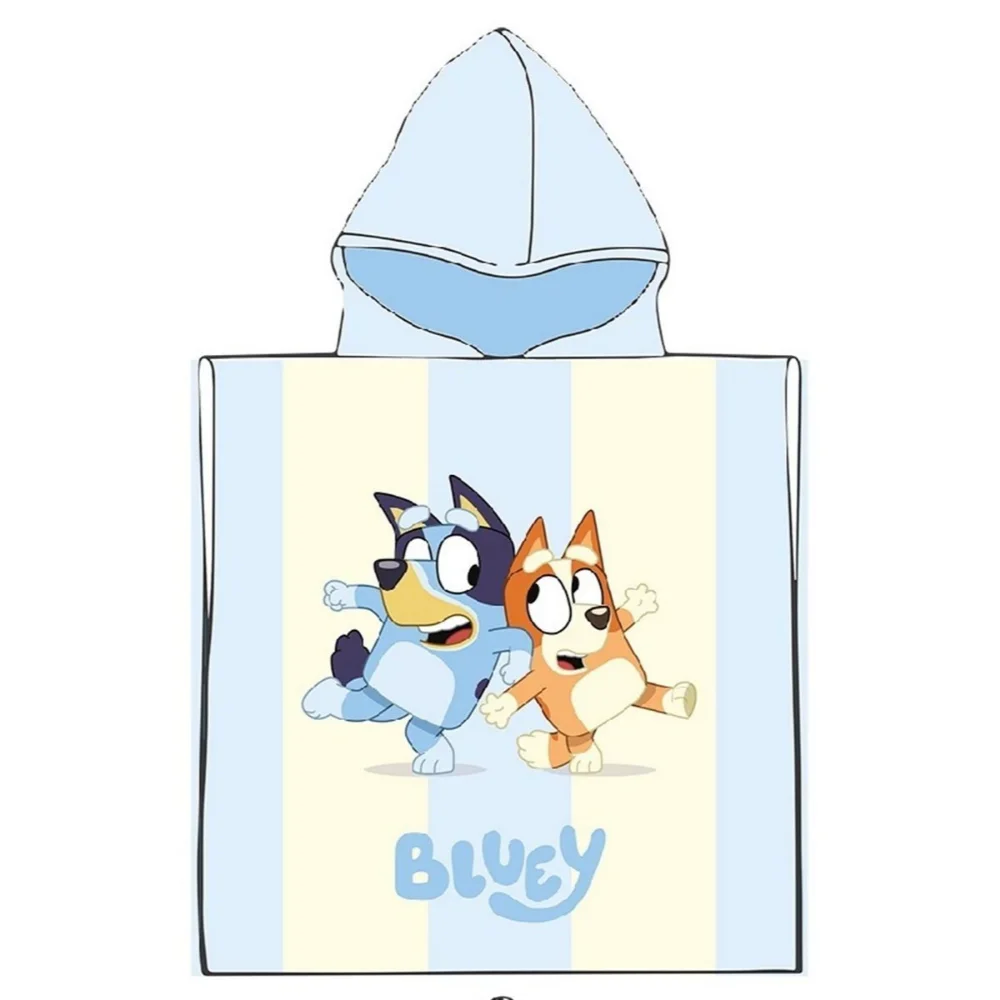 Dimcol Πόντσο Θαλάσσης Quick Dry BBC Studios Bluey 50x100 Ice Blue - 1