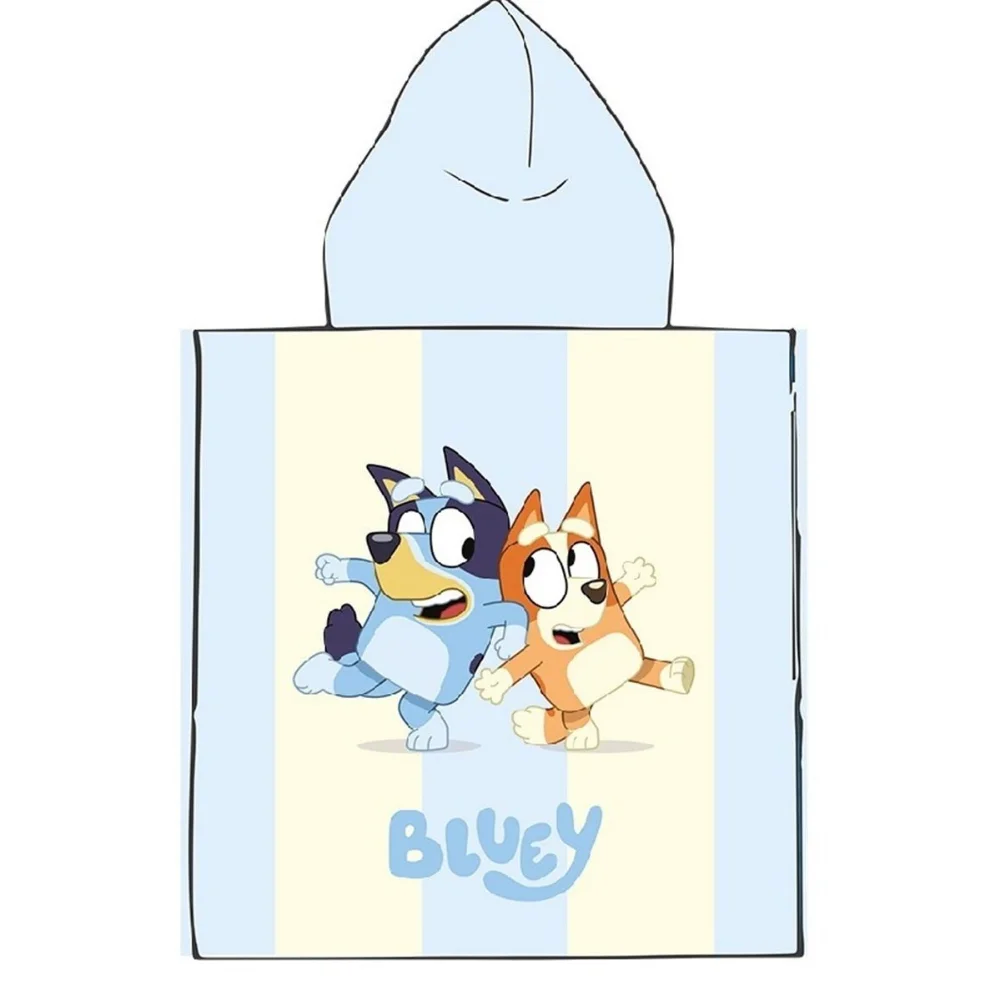 Dimcol Πόντσο Θαλάσσης Quick Dry BBC Studios Bluey 50x100 Ice Blue - 2