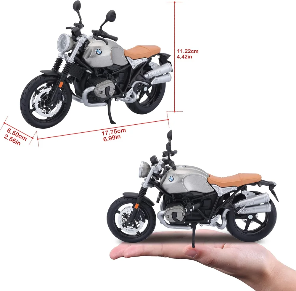 Maisto Motorcycles BMW R nine T Scrambler 1:12 - 7