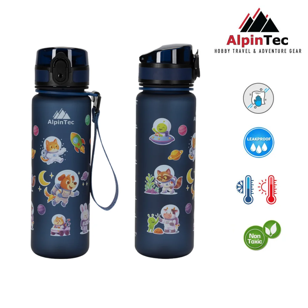 AlpinTec Παγούρι Tritan 500ml Space Animals - 1