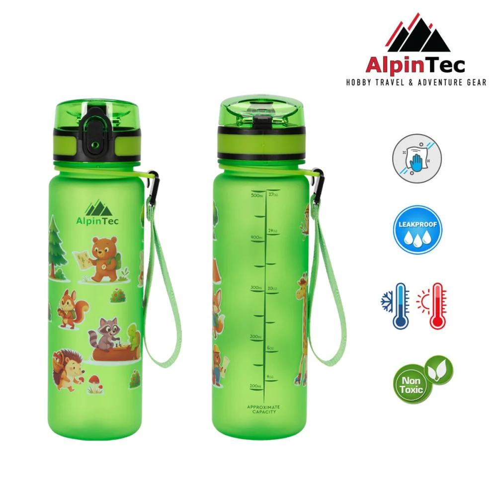 AlpinTec Παγούρι Tritan 500ml Forest Animals - 1