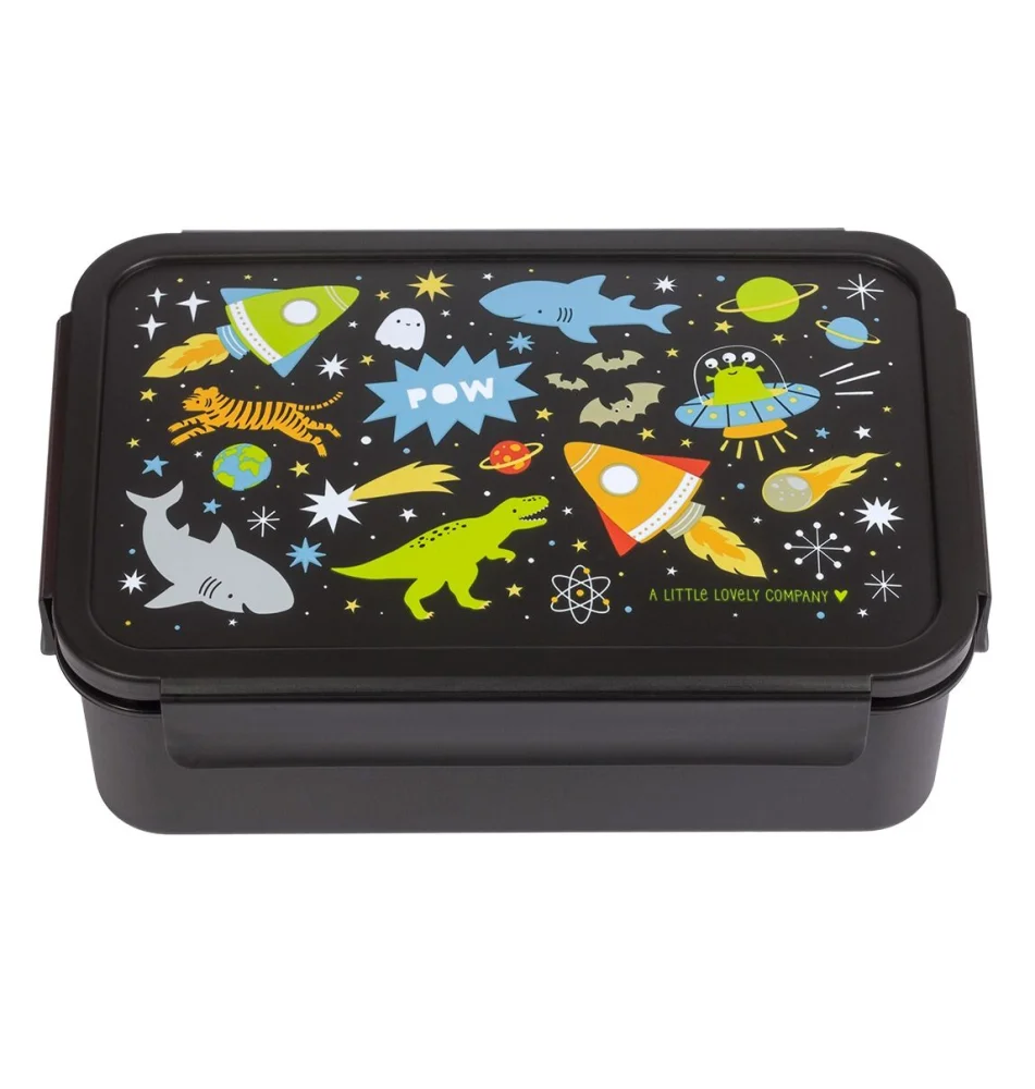 A Little Lovely Company Δοχείο Φαγητού Bento με Χωρίσματα Galaxy 1.2L - 1