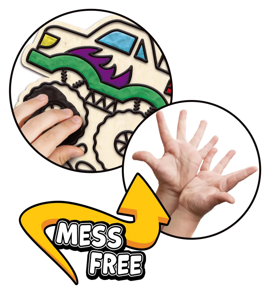 Splat Planet Mess Free Σετ Χειροτεχνίας με Πηλό Race Cars - 10