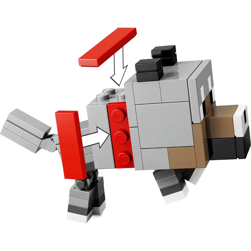 Lego Minecraft Chicken Jockey Desert Attack - 8