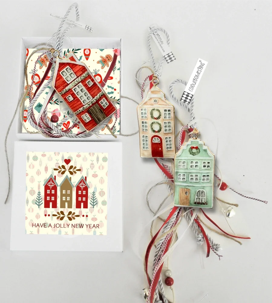 Γούρι Χρωματιστό Σπιτάκι - 1