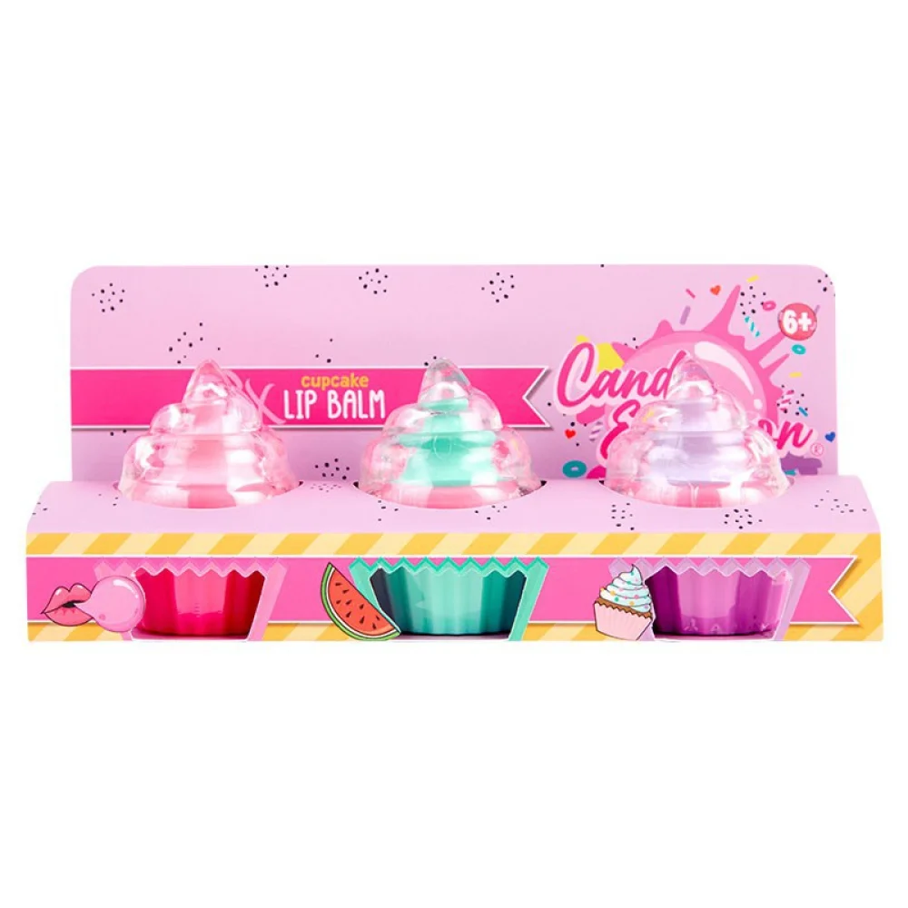 Create it! Σετ Candy Lip Balm Cupcake 3 τεμ. - 1
