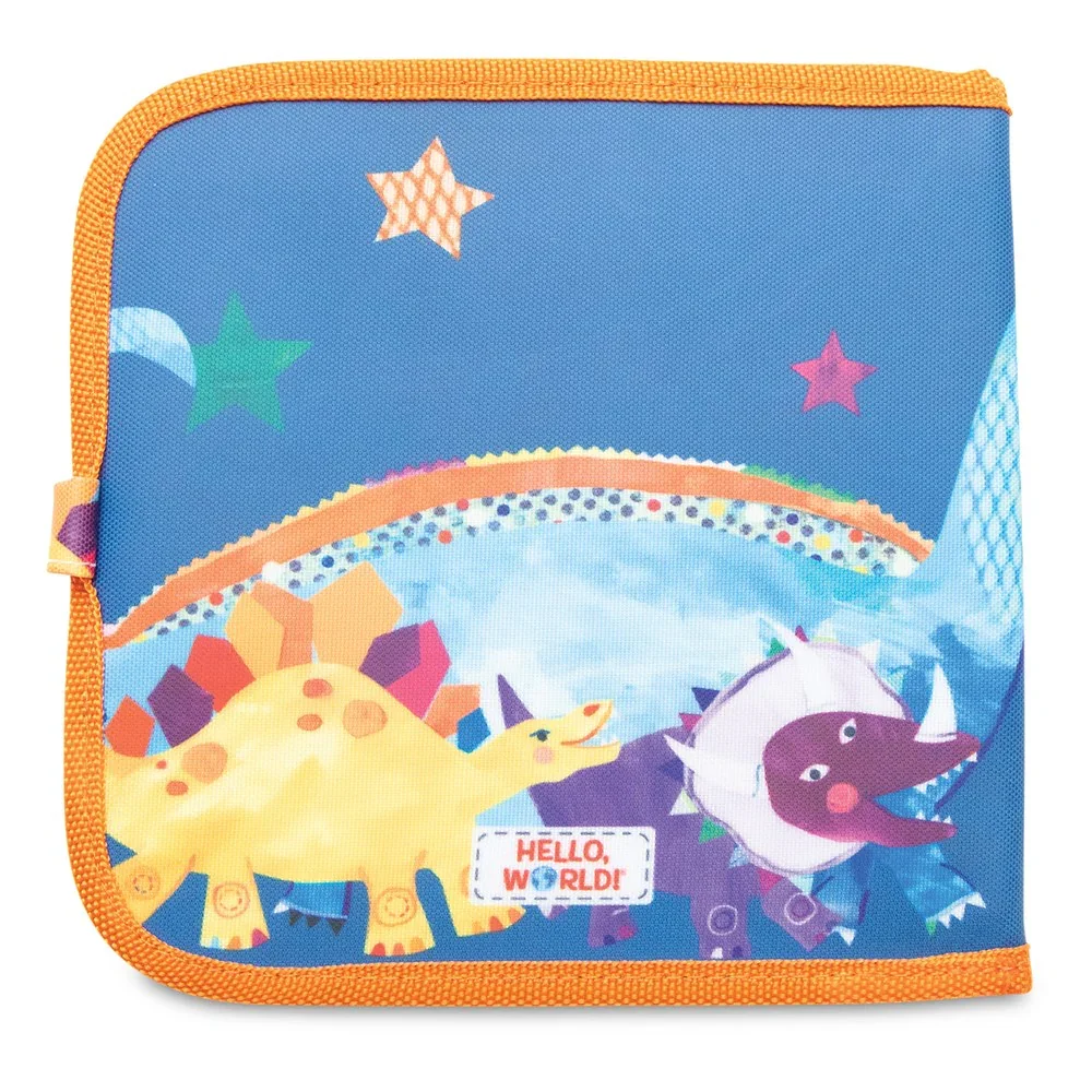 Jaq Jaq Bird Ζωγραφική Doodle It & Go Erasable Book Hello World Dino - 2