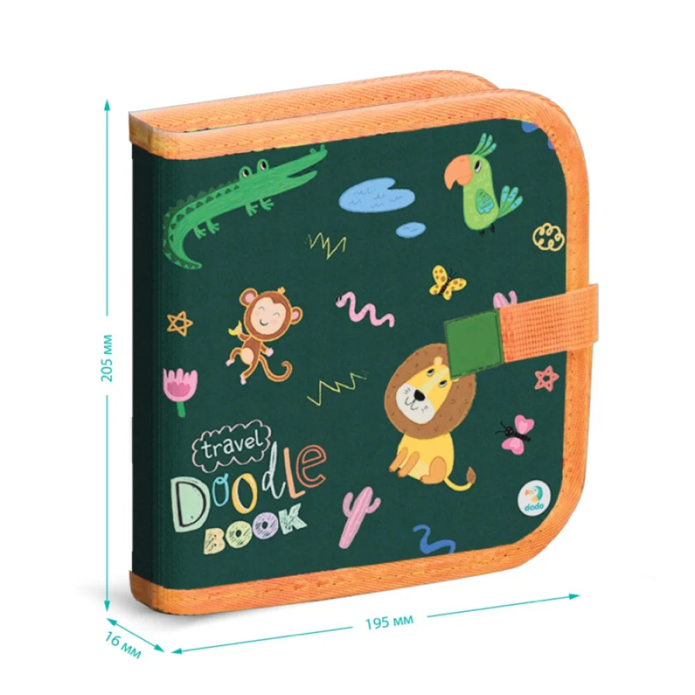Dodo Βιβλιαράκι Ζωγραφικής Ταξιδίου Ζωάκια - 2