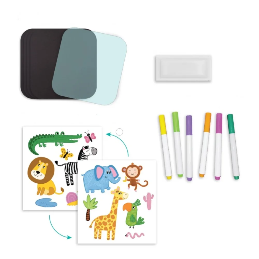 Dodo Βιβλιαράκι Ζωγραφικής Ταξιδίου Ζωάκια - 3