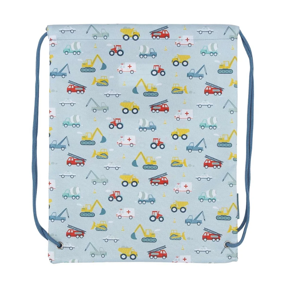 A Little Lovely Company Tσάντα Πλάτης Πουγκί Γυμναστηρίου Vehicles - 2