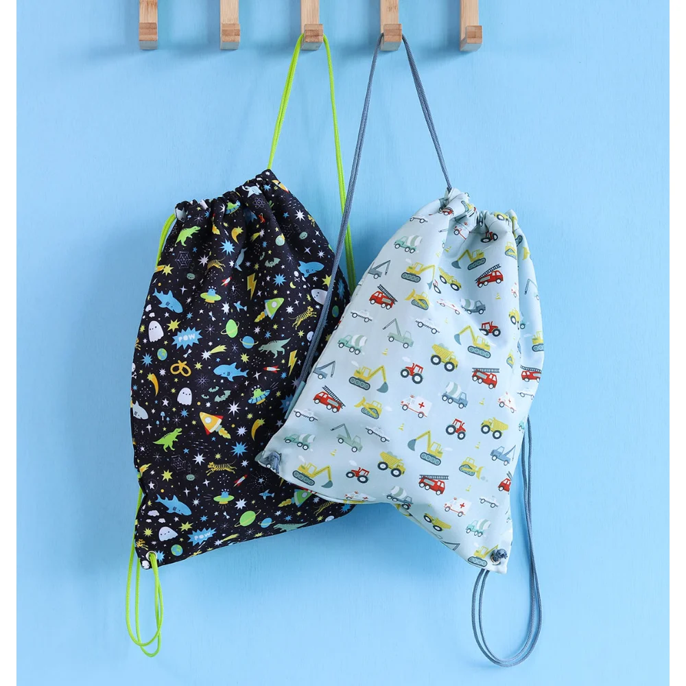 A Little Lovely Company Tσάντα Πλάτης Πουγκί Γυμναστηρίου Vehicles - 5