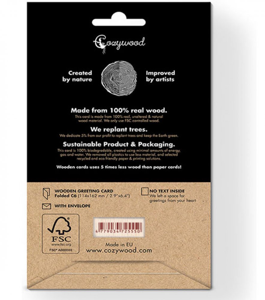 Cozywood Ξύλινη Κάρτα So Good to Have You - 3