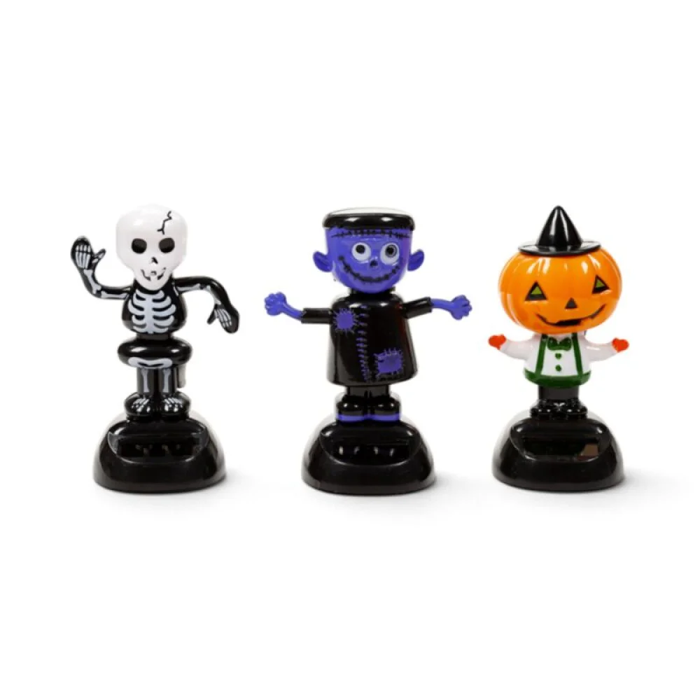 Puckator Διακοσμητικό Solar Pal Spooky Φρανκενστάιν, Σκελετός και Κολοκύθα - 1