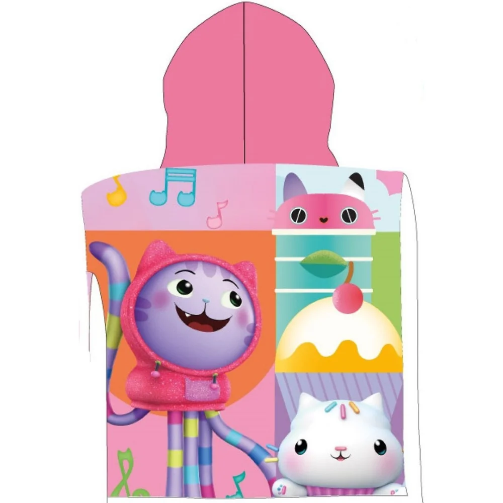 Dimcol Πόντσο Θαλάσσης Quick Dry DreamWorks Gabbys Dollhouse 50x100 Pastel Lilac - 2
