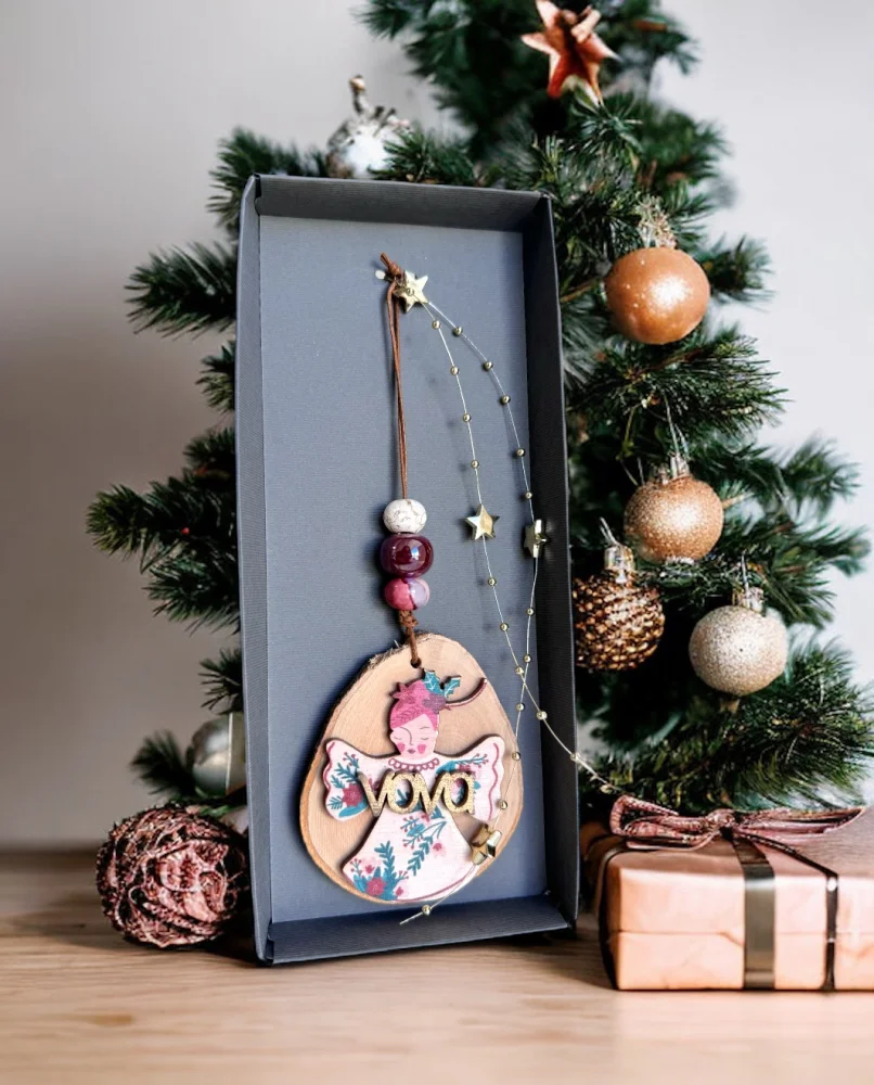 Γούρι Στολίδι Κορμός Νονά - 1