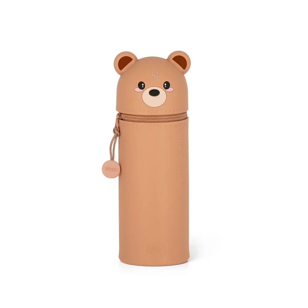 Legami Soft Silicone 2 σε 1 Κασετίνα Βαρελάκι Kawaii Teddy Bear - 1