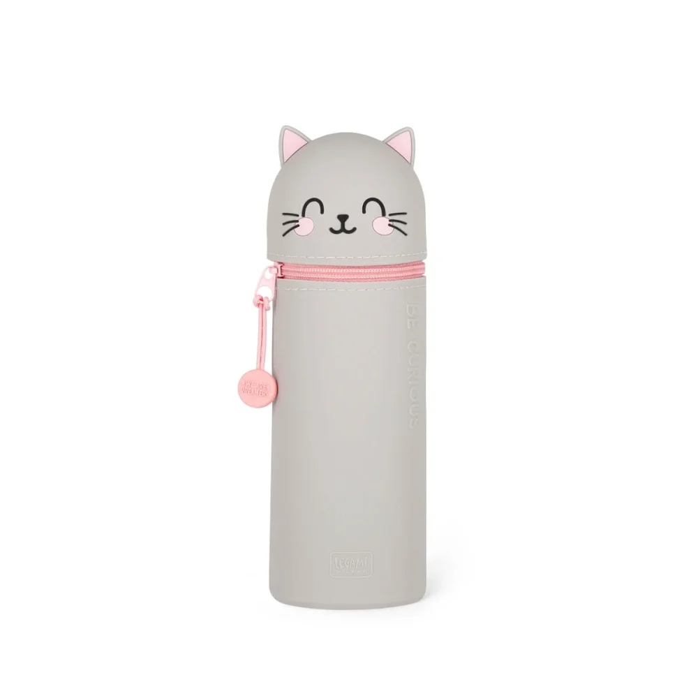 Legami Soft Silicone 2 σε 1 Κασετίνα Βαρελάκι Kawaii Kitty - 1