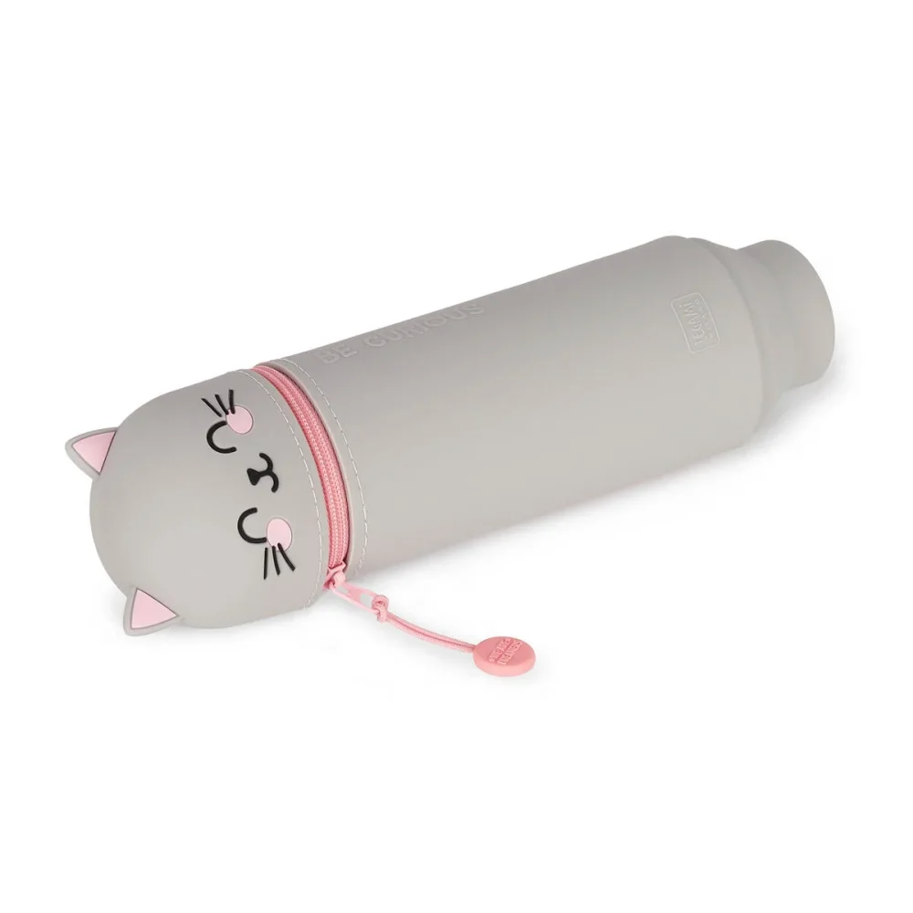 Legami Soft Silicone 2 σε 1 Κασετίνα Βαρελάκι Kawaii Kitty - 4