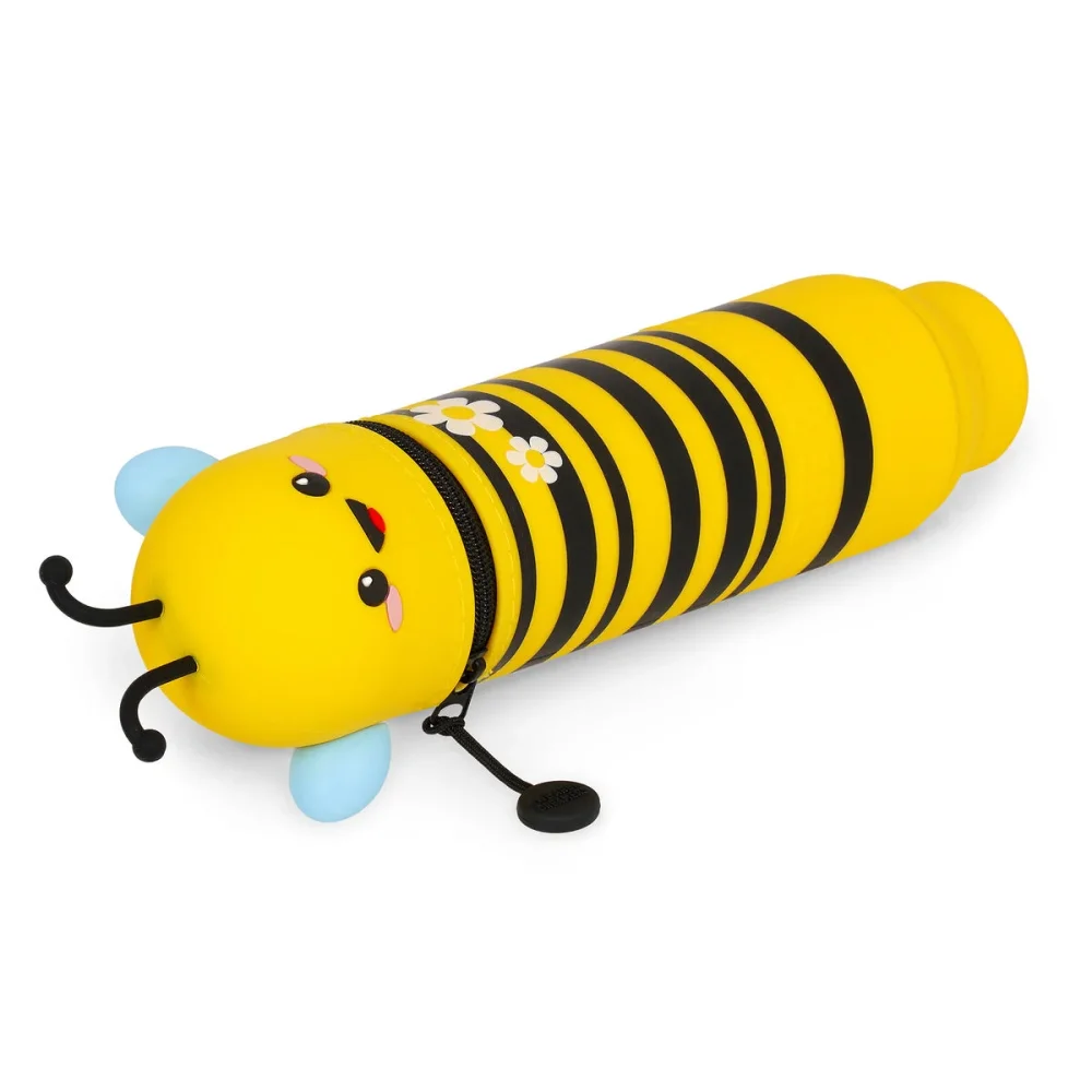 Legami Soft Silicone 2 σε 1 Κασετίνα Βαρελάκι Kawaii Bee - 4