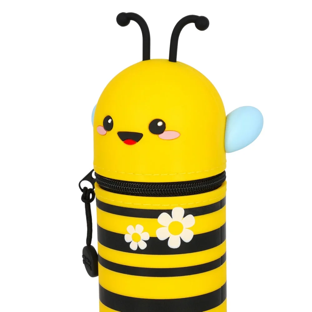 Legami Soft Silicone 2 σε 1 Κασετίνα Βαρελάκι Kawaii Bee - 5