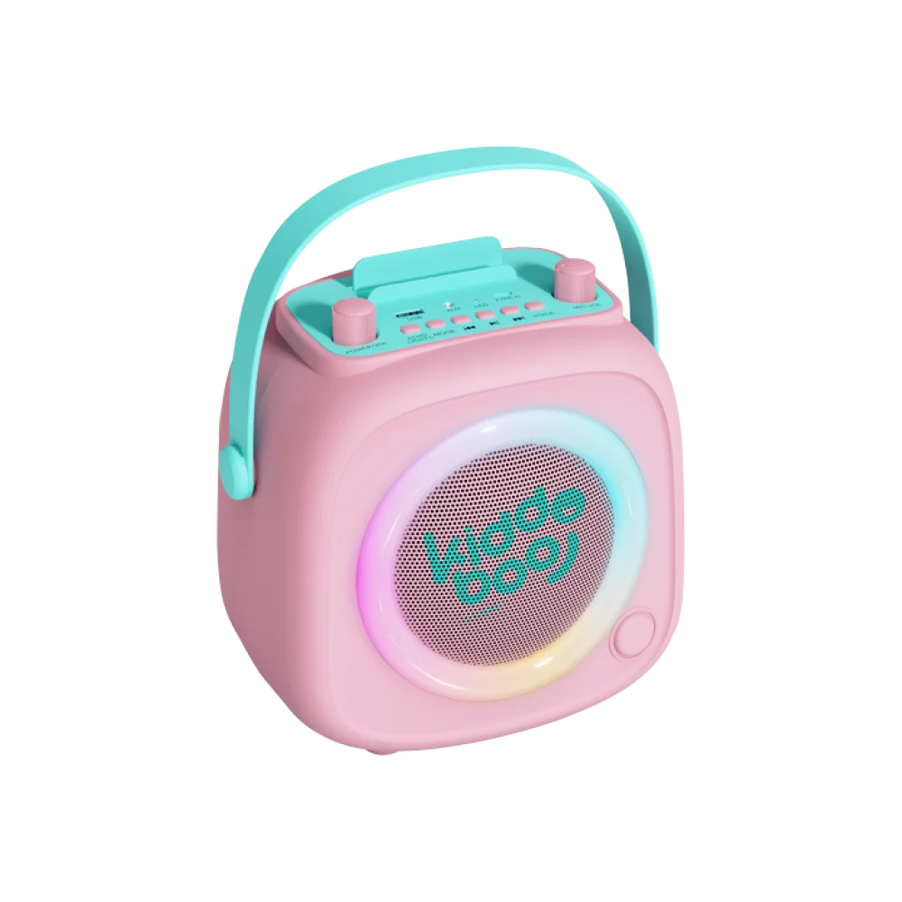 Kiddoboo KidsVoice BT Speaker & Mic - Pink - 3