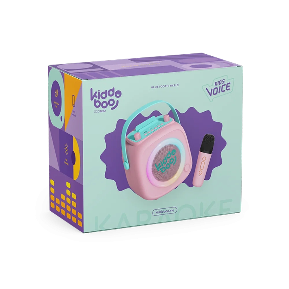 Kiddoboo KidsVoice BT Speaker & Mic - Pink - 5