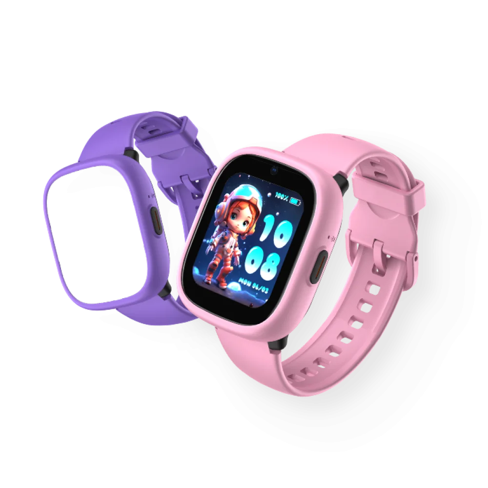Kiddoboo Smartwatch x Lagenio WatchMe 4G K3 Gen2 Pink/Purple - 1