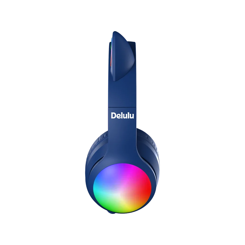 Kiddoboo Delulu Bluetooth Headphones DiscoBeats - Blue - 2