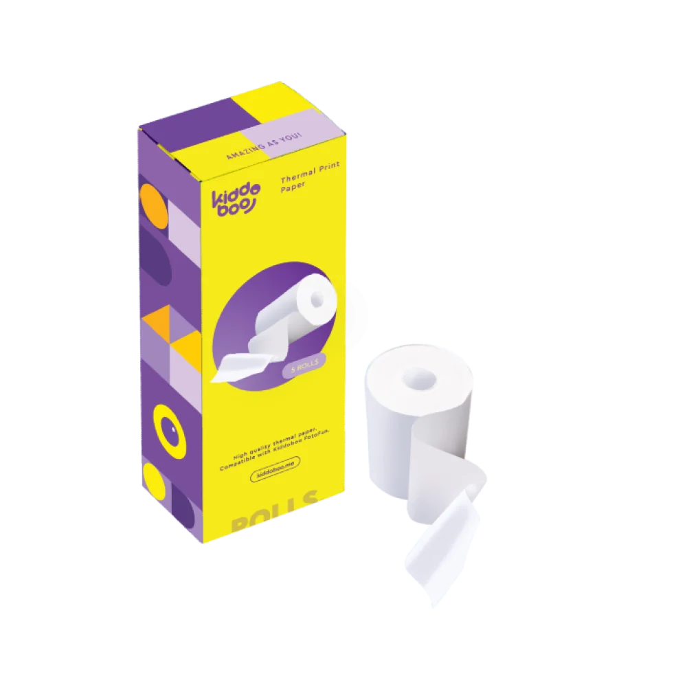 Kiddoboo Thermal Paper Rolls (5pcs) for Kiddoboo FotoFun - 2