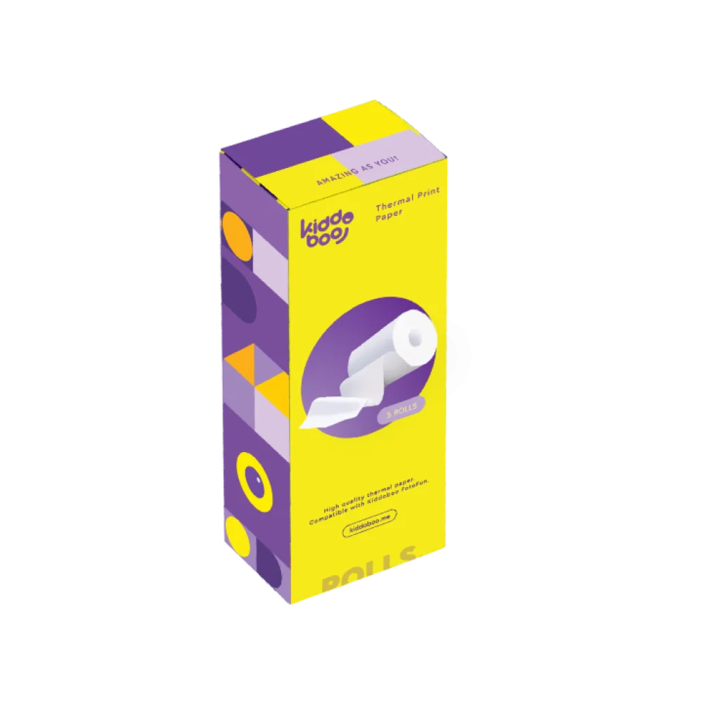 Kiddoboo Thermal Paper Rolls (5pcs) for Kiddoboo FotoFun - 1