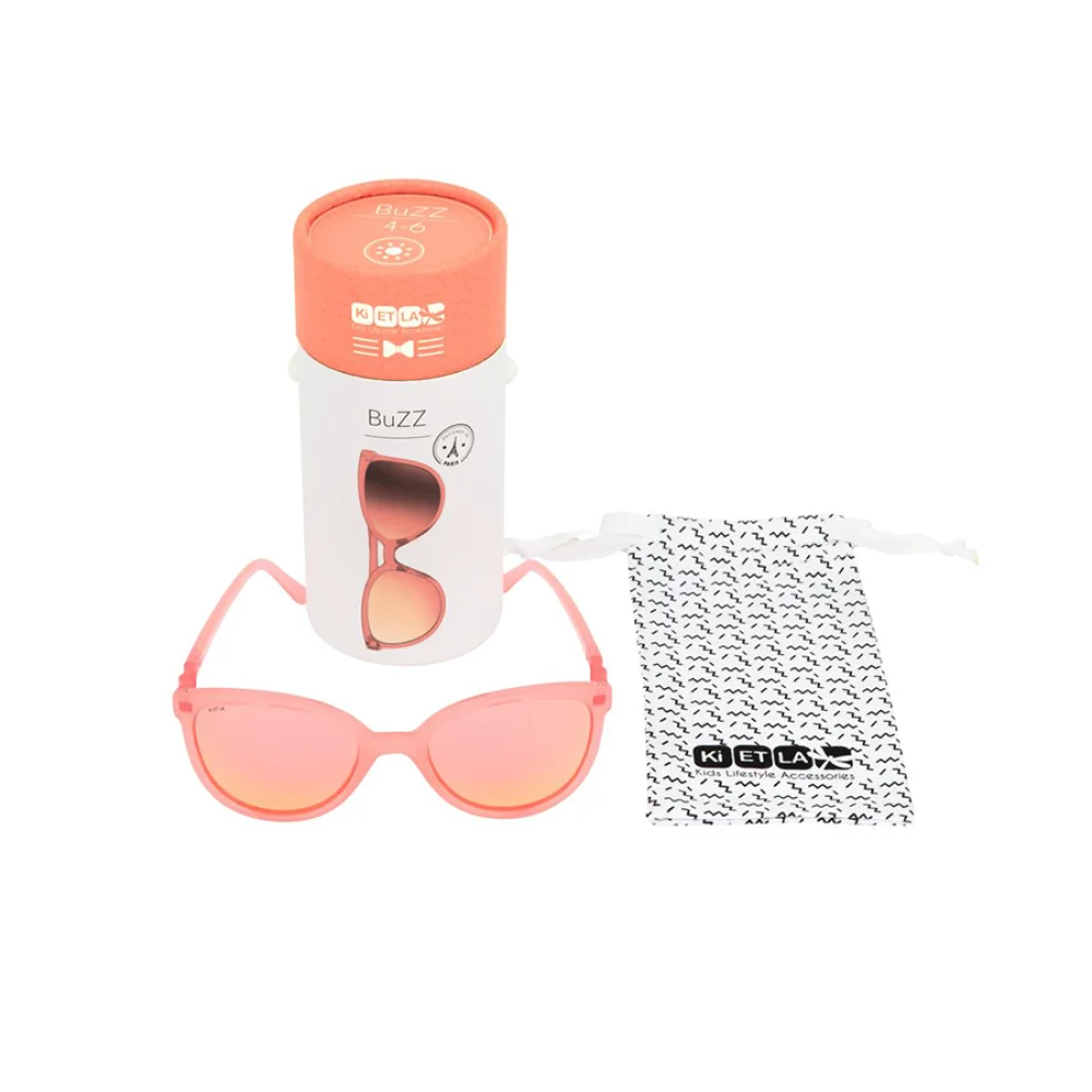 KiETLA Γυαλιά Ηλίου Buzz 4-6 ετών Neon Pink - 4