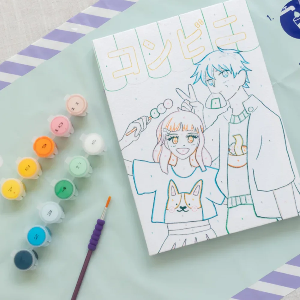 Petit Pinceau Σετ Ζωγραφικής με Αριθμούς Konbini - 4