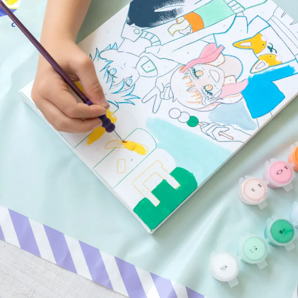 Petit Pinceau Σετ Ζωγραφικής με Αριθμούς Konbini - 5