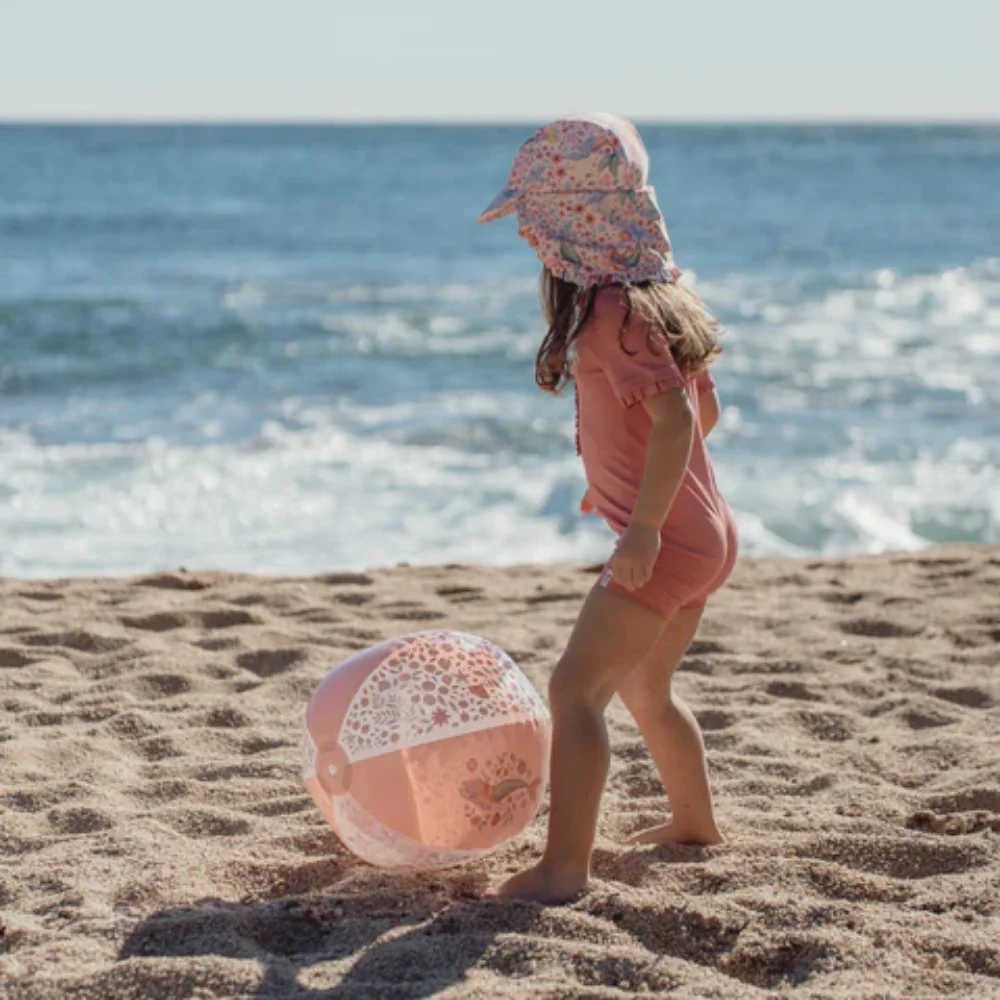 Little Dutch Ολόσωμο Κοντομάνικο Μαγιό Dreamy Pink Sparkle 6-12 μηνών - 7