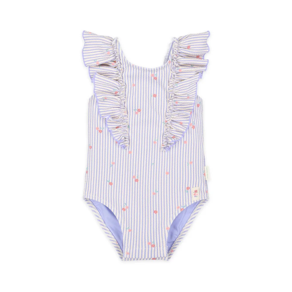 Little Dutch Ολόσωμο Μαγιό με Βολάν Dreamy Stripes 12-24 μηνών - 1
