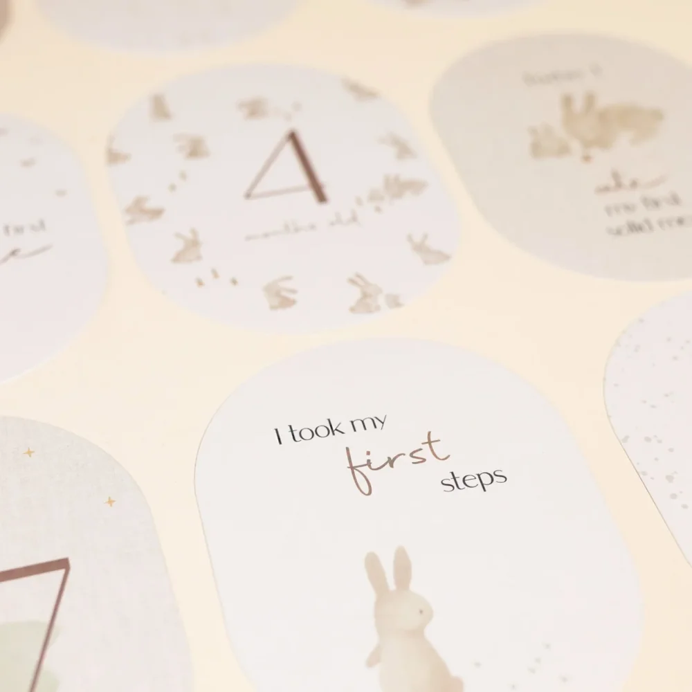 Little Dutch Αναμνηστικές Κάρτες Milestone Cards Baby Bunny - 5