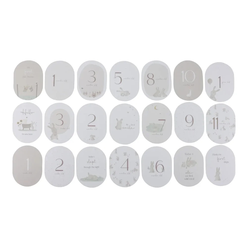 Little Dutch Αναμνηστικές Κάρτες Milestone Cards Baby Bunny - 10