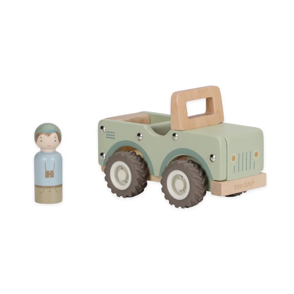 Little Dutch Ξύλινο Αυτοκινητάκι Safari Friends FSC - 3