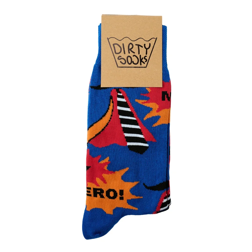 Dirty Socks Κάλτσες My dad My Ηero Βlue - 1