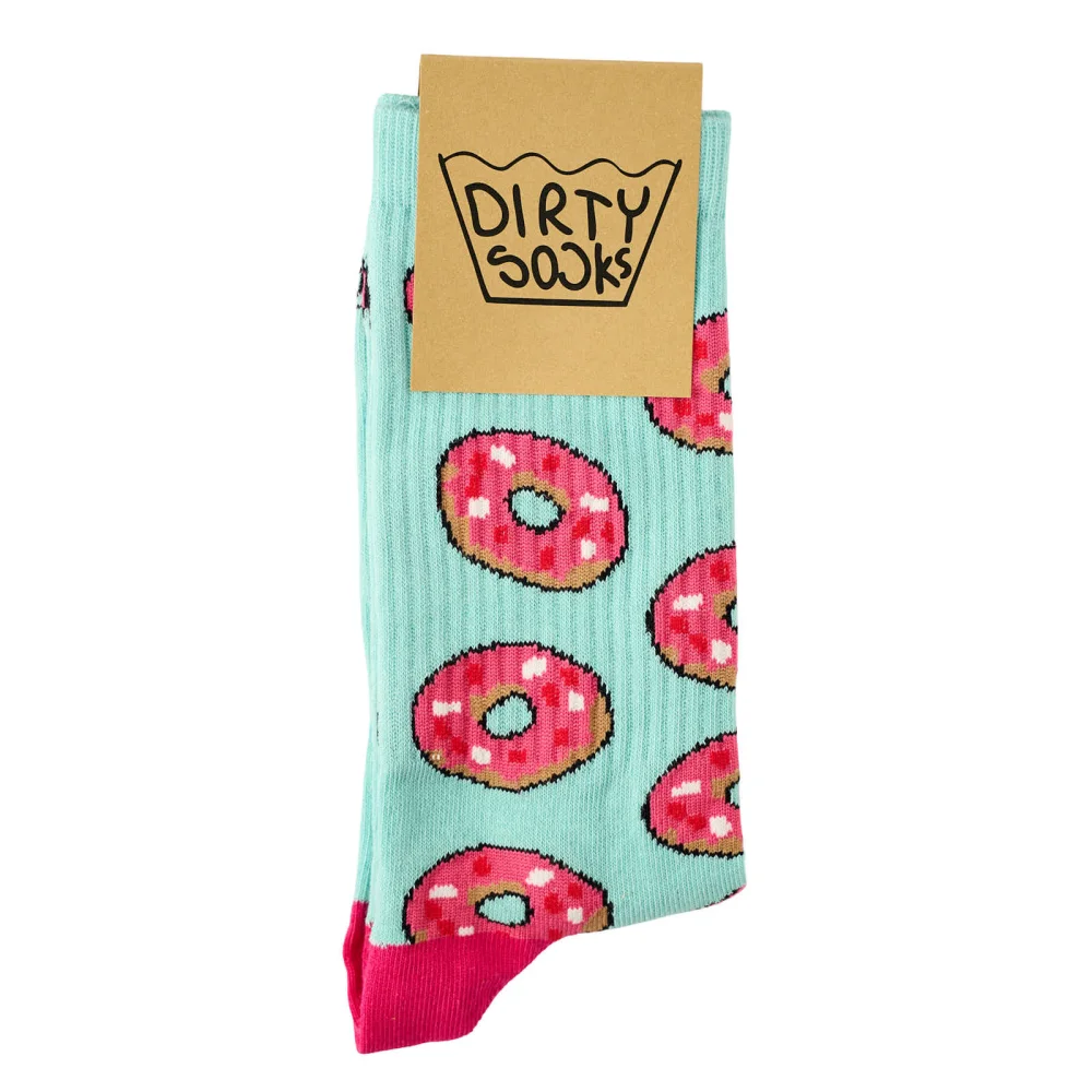 Dirty Socks Κάλτσες Donuts Light Blue - 1
