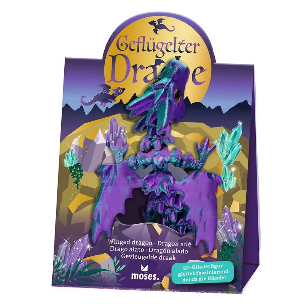 Moses 3D Winged Dragon σε 2 Σχέδια - 5
