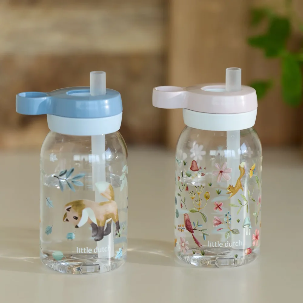 Little Dutch Μπουκάλι με Kαλαμάκι Campus Fairy Wonders 450 ml - 5