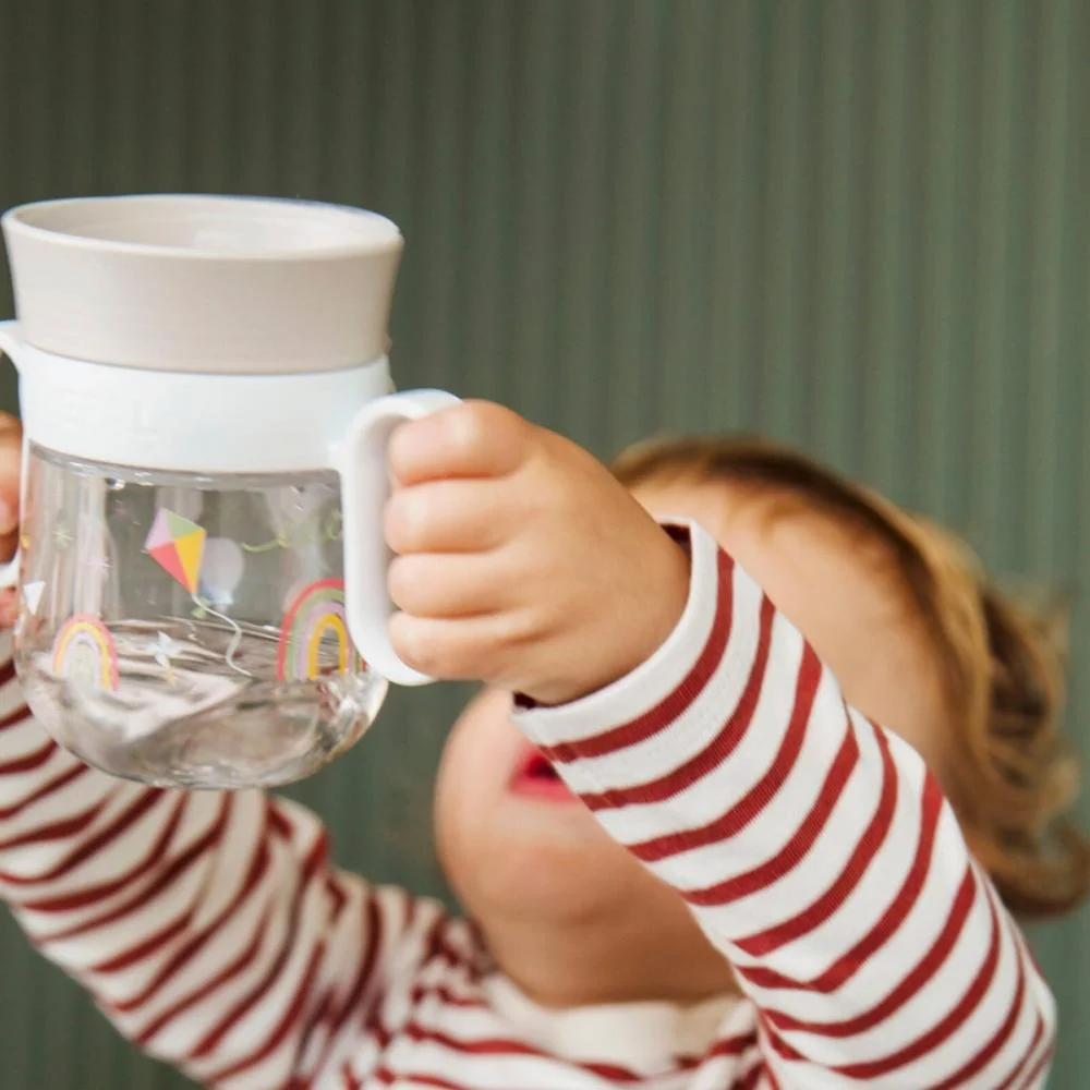 Little Dutch Εκπαιδευτικό Ποτηράκι Περιμετρικό με Χειρολαβές Mio 200ml Fairy Garden - 2