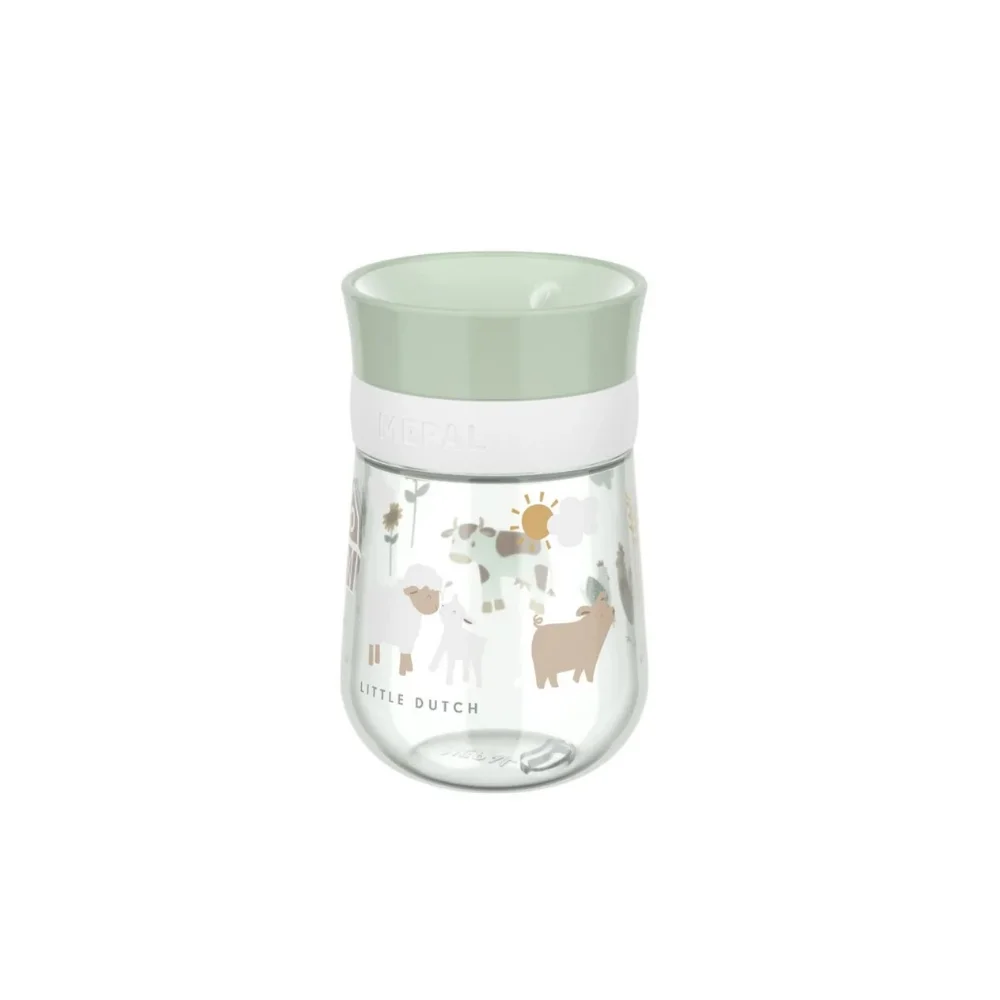 Little Dutch Εκπαιδευτικό Ποτηράκι Περιμετρικό Mio 300ml Little Farm - 1